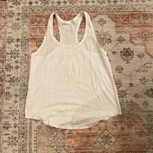 White Lululemon Tank